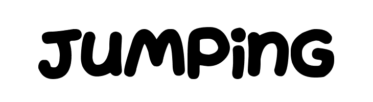 Jumping フォント