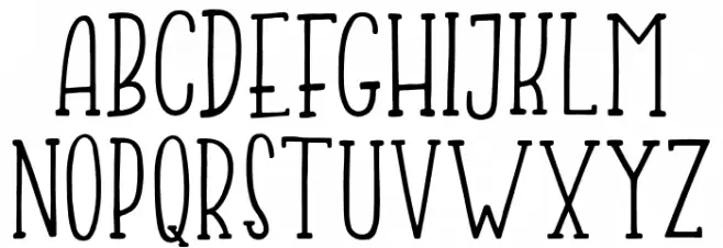 JumpingFrogDemo Font Litere mici