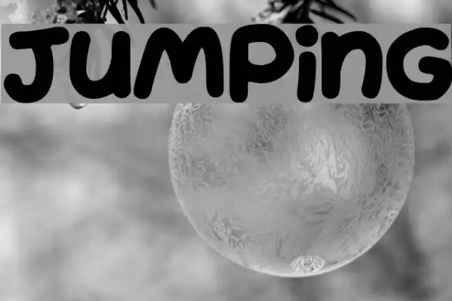 Jumping Font examples