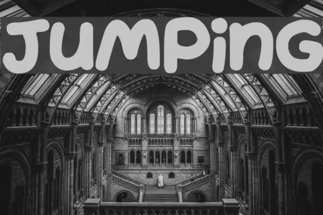 Jumping Font examples