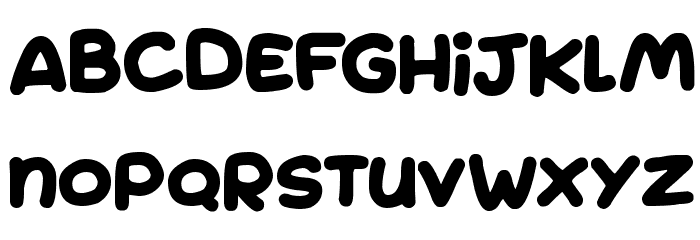 Jumping Font LOWERCASE