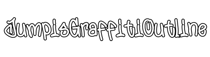 Jumpis Graffiti Outline Free Fonts Download