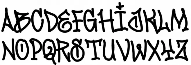 Jumpis Graffiti 字体 大写