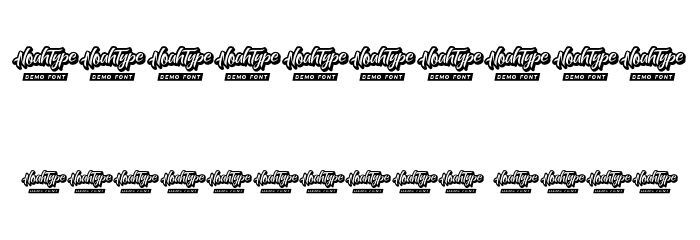 Jumpoff Demo Outline Font OTHER CHARS