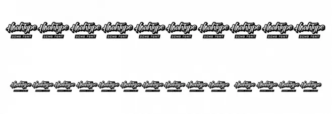 Jumpoff Demo Outline Font OTHER CHARS