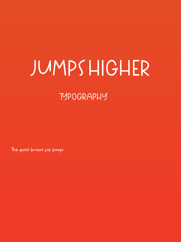 Jumps Higher Poster