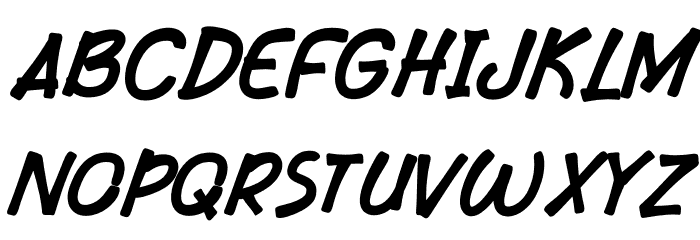 Jumps Over Font LOWERCASE