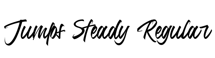 Jumps Steady Regular  les polices de caractères gratuit tlcharger