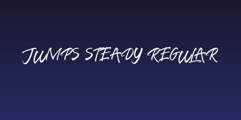 Jumps Steady Regular Social Header