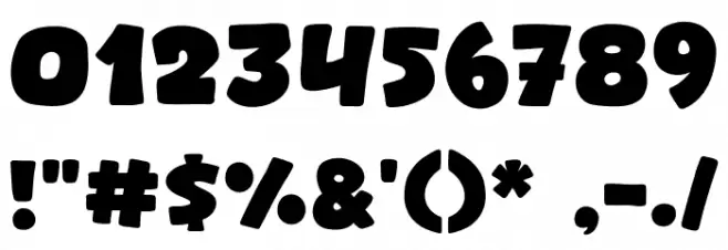 Jumps Winter Font OTHER CHARS