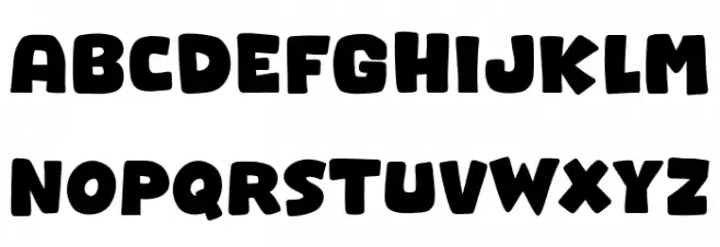 Jumps Winter Font UPPERCASE