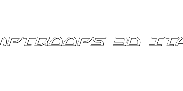 Jumptroops 3D Italic Logo