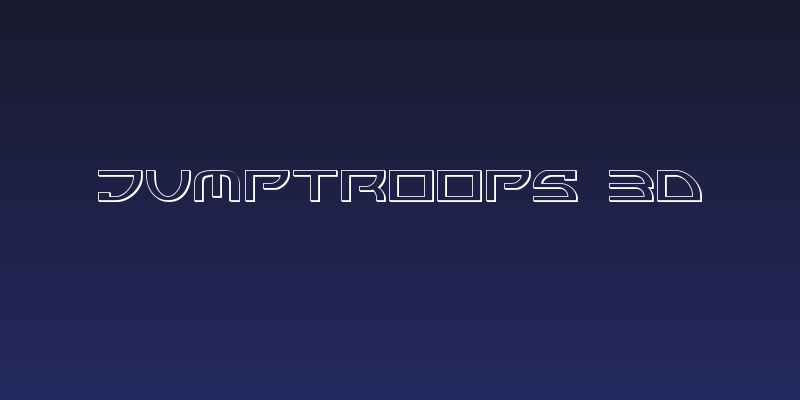 Jumptroops 3D Social Header