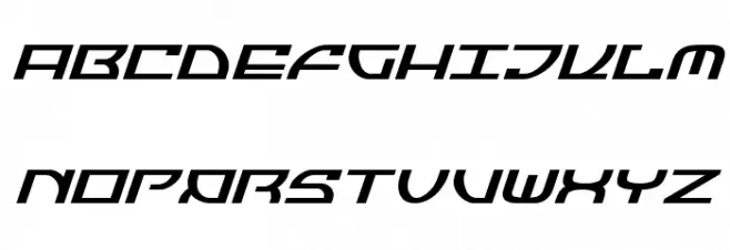 Jumptroops Bold Italic Schriftart Groß