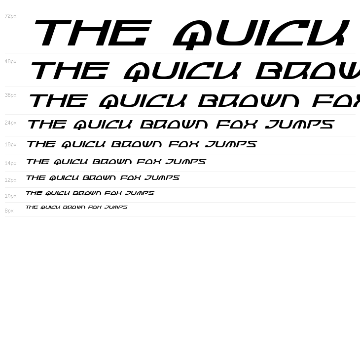 Jumptroops Bold Italic Waterfall