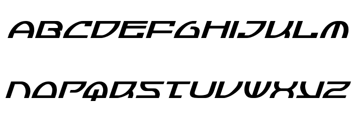 Jumptroops Bold Italic Font LOWERCASE