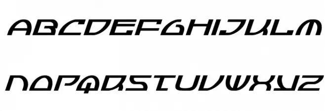 Jumptroops Bold Italic Font LOWERCASE