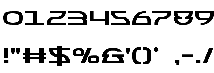 Jumptroops Bold Font OTHER CHARS