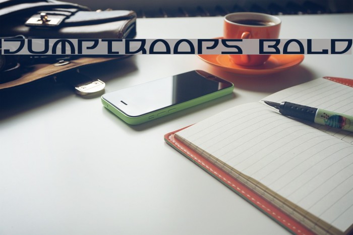 Jumptroops Bold Font examples