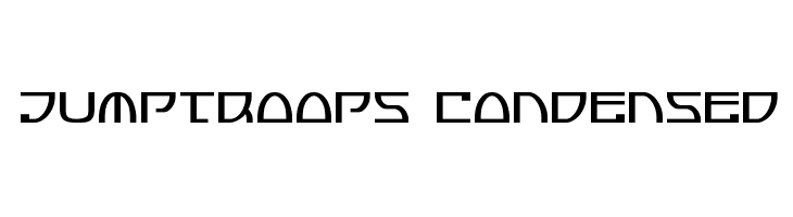 Jumptroops Condensed  नि: शुल्क फ़ॉन्ट्स डाउनलोड