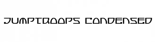Jumptroops Condensed  नि: शुल्क फ़ॉन्ट्स डाउनलोड