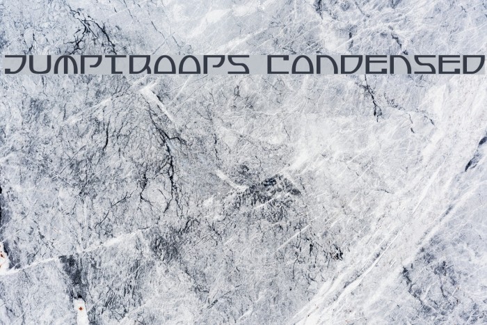 Jumptroops Condensed Font examples