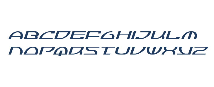 Jumptroops Expanded Italic Lowercase