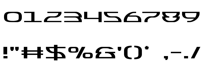 Jumptroops Expanded Font OTHER CHARS