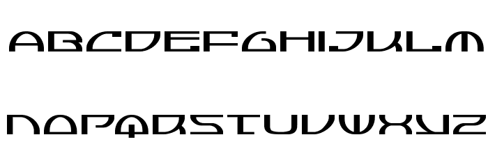 Jumptroops Expanded Font LOWERCASE