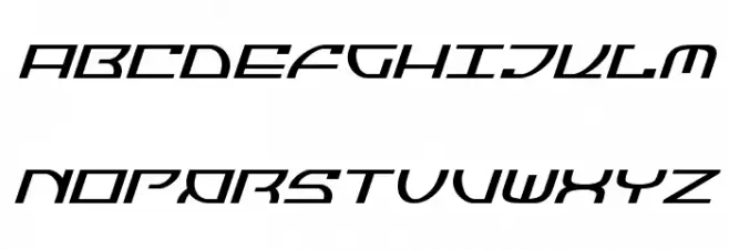 Jumptroops Italic Fonte MAIÚSCULAS
