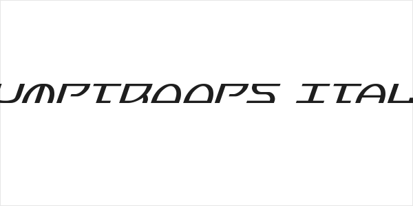 Jumptroops Italic Logo