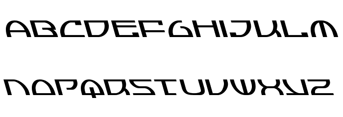Jumptroops Leftalic Font LOWERCASE