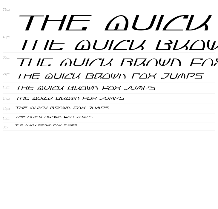 Jumptroops Light Italic Waterfall