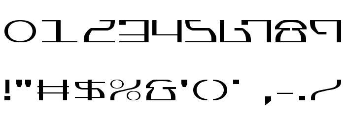 Jumptroops Light Font OTHER CHARS