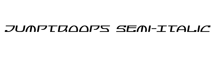 Jumptroops Semi-Italic  Frei Schriftart Herunterladen