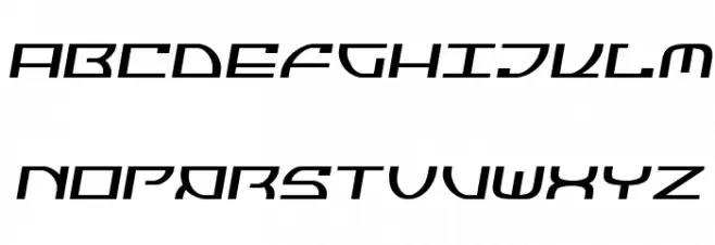 Jumptroops Semi-Italic Polices MAJUSCULES
