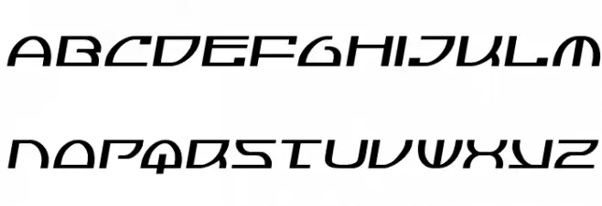 Jumptroops Semi-Italic フォント 小文字