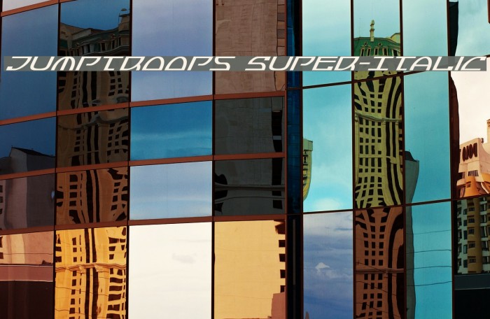 Jumptroops Super-Italic Example 1