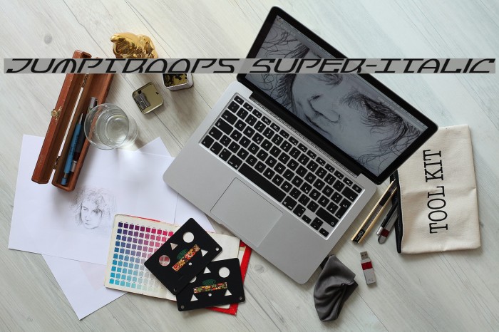 Jumptroops Super-Italic Example 2