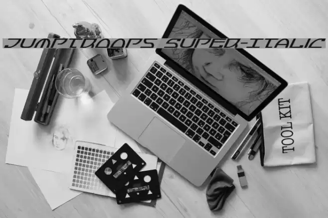 Jumptroops Super-Italic Font examples