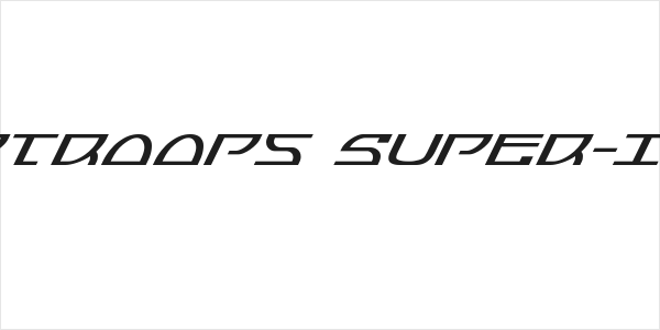 Jumptroops Super-Italic Logo