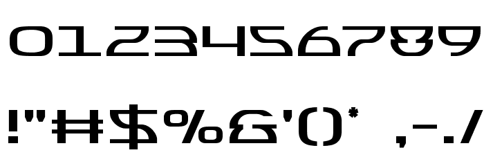Jumptroops Font OTHER CHARS