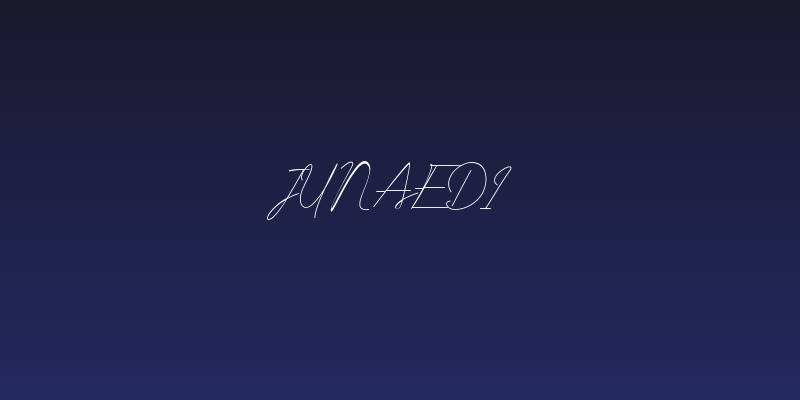 Junaedi Social Header