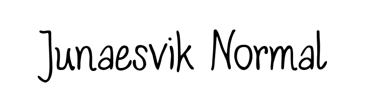 Junaesvik Normal  Fuentes Gratis Descargar