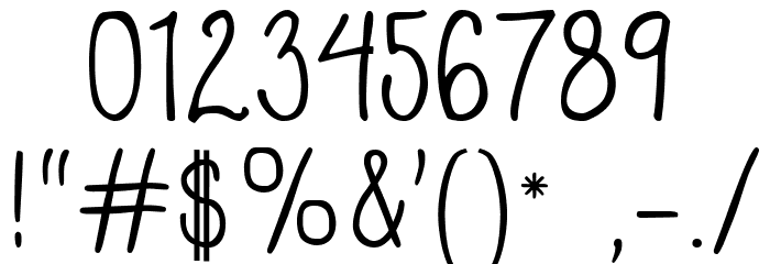 Junaesvik Normal Font OTHER CHARS