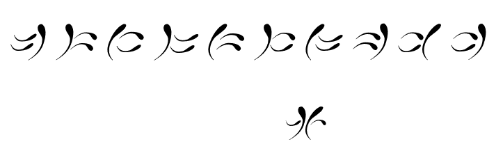 Junari Claws Italic Font OTHER CHARS