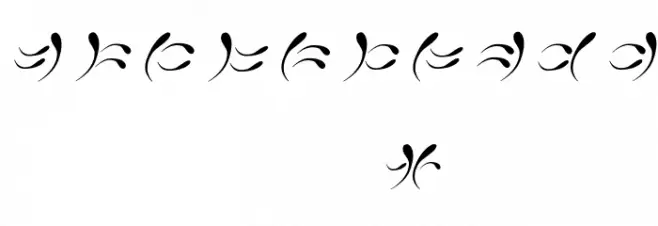 Junari Claws Italic フォント その他の文字