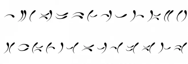 Junari Claws Italic Fonte MAIÚSCULAS