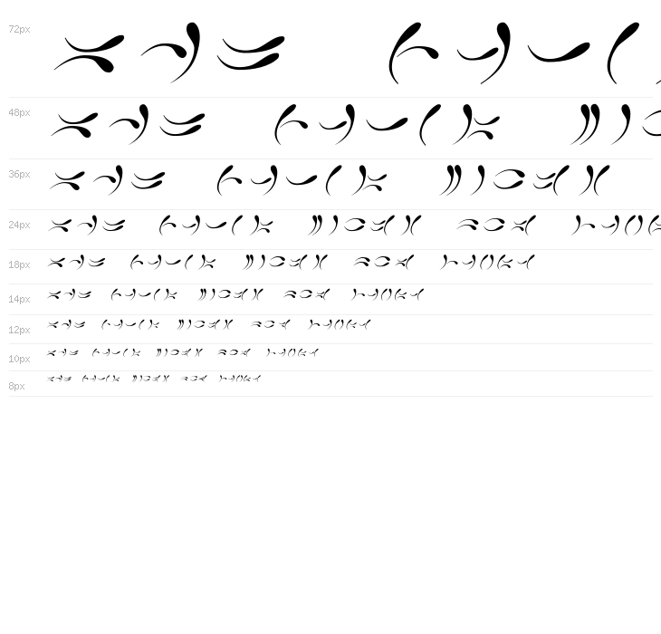 Junari Claws Italic Waterfall