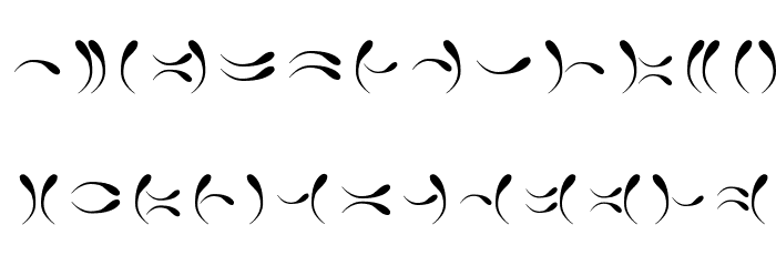 Junari ClawsRegular Font LOWERCASE